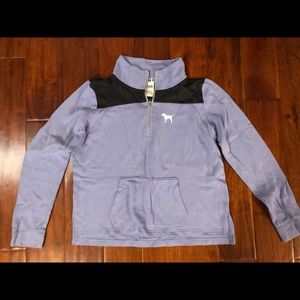 Victoria’s Secret VS Pink Quarter Zip 1/4 Dog Logo